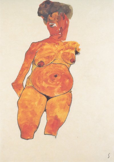 Portrait of a Pregnant Woman by Egon Schiele